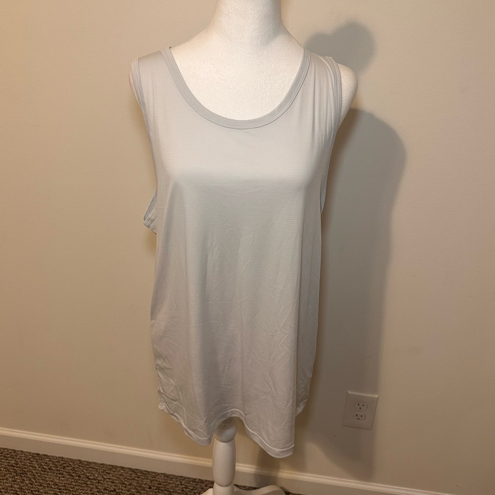 Chubbies Soft Gray Sleeveless The Morning Run Ultimate Tank Size Medium